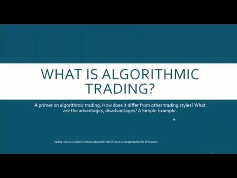 Algorithmic Trading Basics: Examples & Tutorial, Forex Algorithmic Trading Basics