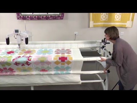 Attaching a Quilt to the Baby Lock Momentum Quilt Frame, Momentum Quilting Frame