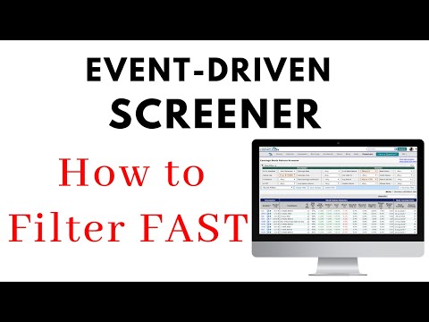 Event Driven Investing Stock Screener trading ideas in CYBR, VRSN, Event Driven Investing Ideas