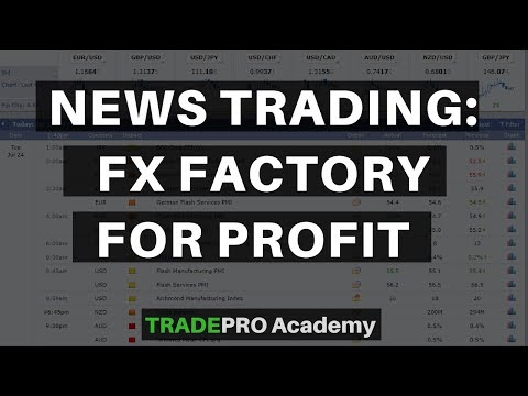 News Trading: Forex Factory tutorial., Swing Trading Forex Factory