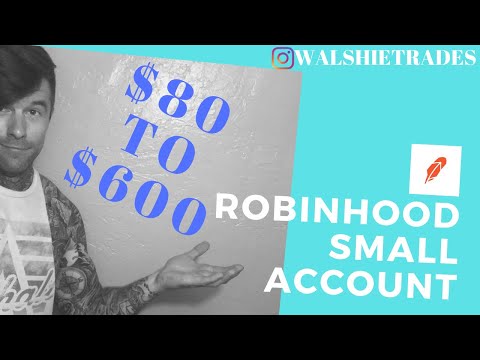 80$ Robinhood account to 600+!! HOW TO SCALP OPTIONS, How to Scalp Options