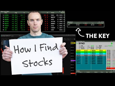 How I Find Stocks to Trade (Day Trader Strategy)