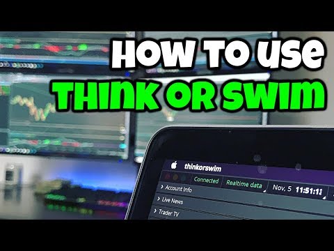 HOW TO SET UP THINK OR SWIM FOR FOREX TRADERS, Think Or Swing Forex Trading