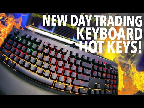 NEW DAY TRADING KEYBOARD + HOT KEYS!, Forex Momentum Trading Keyboard