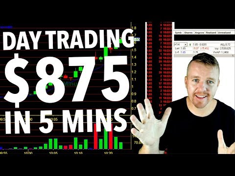 DAY TRADING HALTED STOCK! $875 PROFIT IN 5 MINS!, Forex Momentum Trading Halts