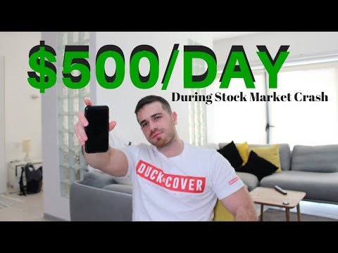 How To Make $500+ Day Trading Stocks (During Stock Market Crash 2020)