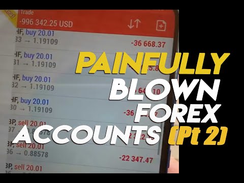 😂😂😂PART 2 - FOREX ACCOUNTS BLOWN - FOREX BROKERS MAKING MONEY FROM FOREX TRADERS, Forex Event Driven Trading Demo