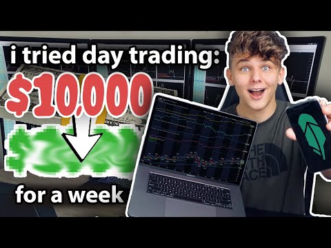 I Tried Day Trading With $10,000 For a Week (Complete Beginner)