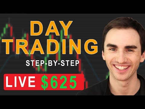 Day Trading For Beginners With A Small Account - Live Day Trades +$625