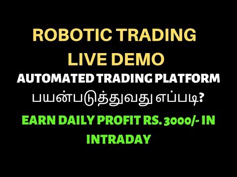 Robotic Trading Live Demo | ALGO பயன்படுத்துவது எப்படி? | Aliceblue | Tamil | Crudeoil | Share | CTA, Forex Momentum Trading Oriental Party