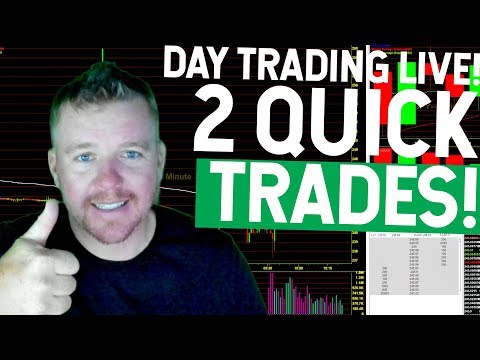 DAY TRADING LIVE! $300 GREEN STOCK MARKET RED!