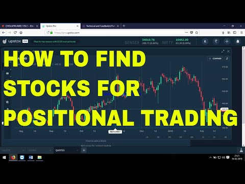 How to find stock for 1 2 month positional trading, How To Select Stocks For Positional Trading
