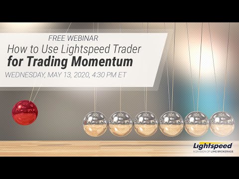 How to Use Lightspeed Trader for Trading Momentum, Momentum Trading Platform