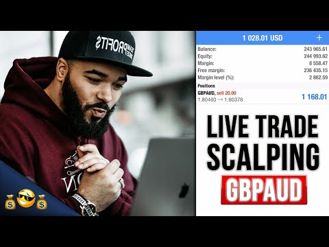 LIVE FOREX TRADE - Scalping Before News - Part 1, Forex Day Trader Scalper 1