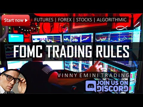 My FOMC Trading Rules for Day Trading Forex, Futures, & Stocks | Algos, Forex Algorithmic Trading Rules