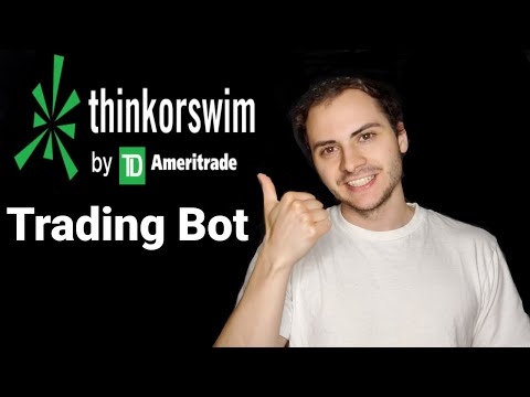 TD Ameritrade ThinkorSwim Auto Trading Bot Part 1, Forex Algorithmic Trading Td