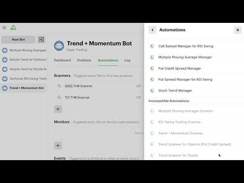 Automated Trend + Momentum Stock Strategy, Momentum Trading Automated
