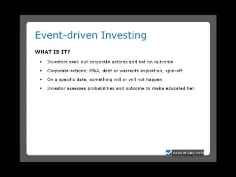 Event-driven Investing: KPPC (part 1 of 4), Event Driven Investing Ideas