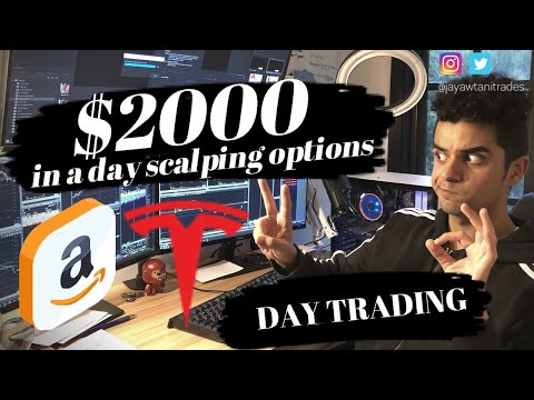 How to DAY TRADE Options | $2000 in a day | Scalping options, Scalping Options
