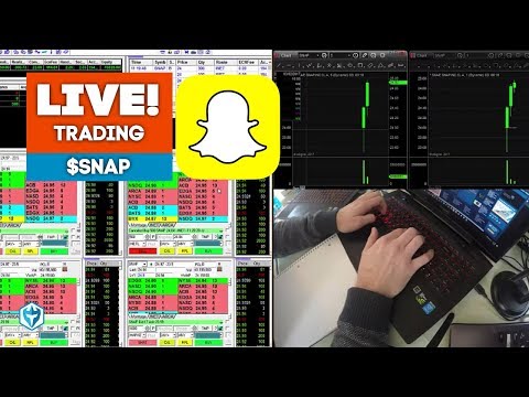 LIVE Trading the $SNAP IPO with HOT KEY Close Up!, Momentum Trading Keyboard