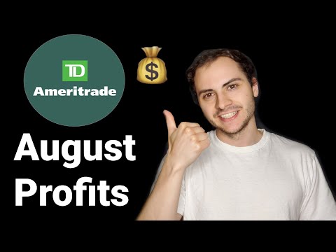 My TD Ameritrade Trading Bot Profits August 2020, Forex Algorithmic Trading Td