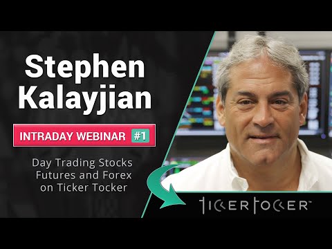 Stephen Kalayjian's Intraday Webinar #1 (Day Trading Stocks, Futures and Forex on Ticker Tocker), Forex Event Driven Trading Platform