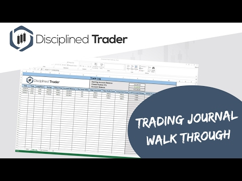 Trading Journal Walk Through, Forex Position Trading Log