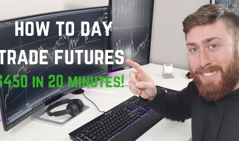 HOW TO DAY TRADE E-MINI S&P 500 FUTURES (ES) $450 IN UNDER 20 MINUTES!!