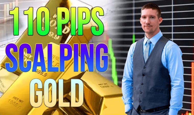 Scalping Gold | 110 Pips on XAUUSD using Easy Kangaroo Tail Strategy | Gold Trading Strategy