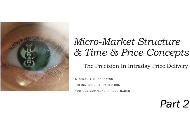 ICT Institutional Price Action: Micro-Market Structure & Time & Price Concepts Part 02