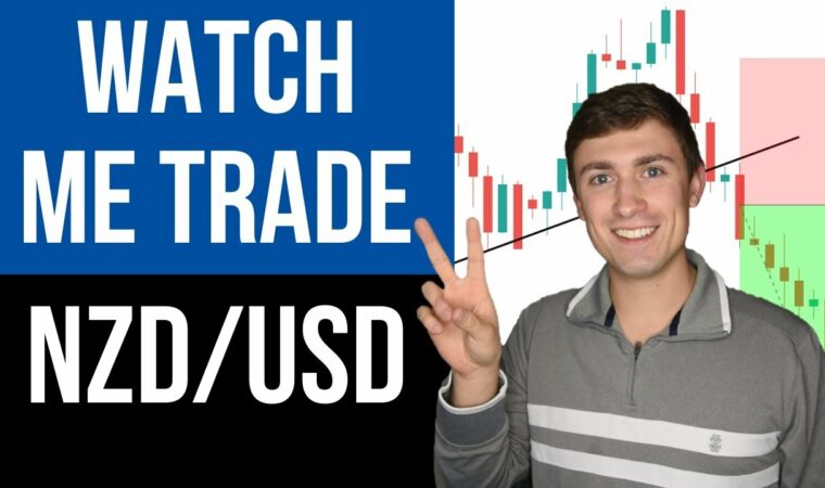 Forex Trading Live: How I Made an Easy $299.00 Trading NZD/USD 📈💰