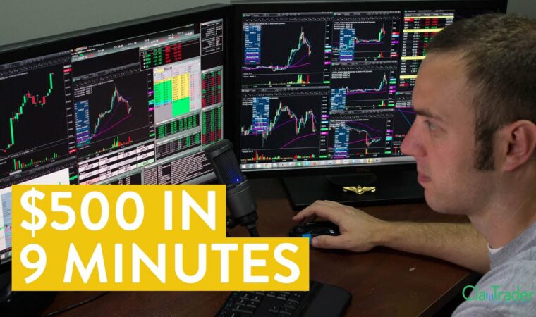 [LIVE] Day Trading | $500 in 9 Minutes. Here's How…