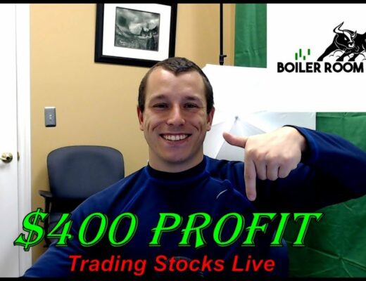 How To Day Trade Stocks | Momentum Trading Small $400 Profit.
