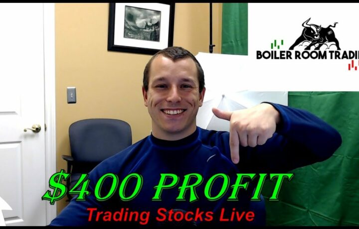 How To Day Trade Stocks | Momentum Trading Small $400 Profit.