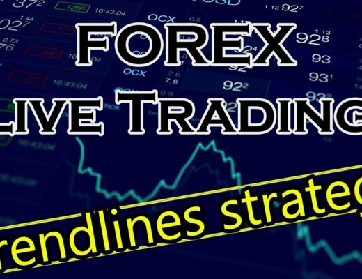 Great Forex Live Trading! Using Trendlines strategy on 15m!
