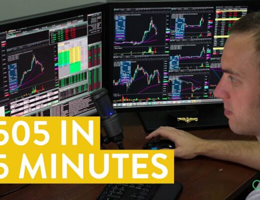 [LIVE] Day Trading | $505 in 25 Minutes (make money online)