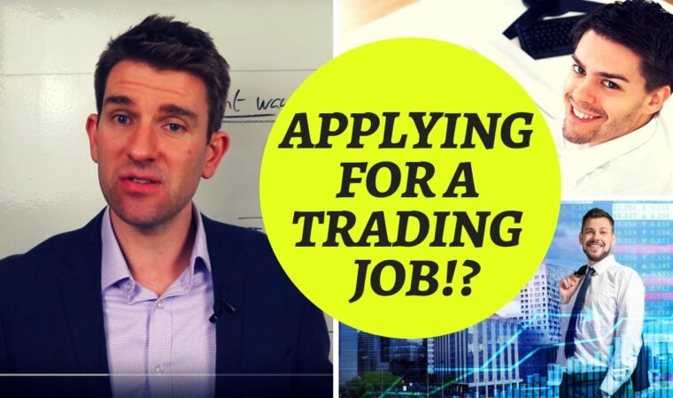 How To Get A Job Inside A Proprietary Trading Firm! ✨