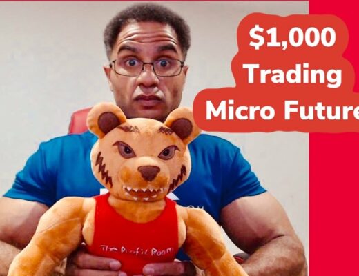 Live Trade! How To Make $1,000 A Day Trading Micro E-mini Futures