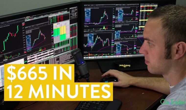 [LIVE] Day Trading | $665 in 12 Minutes (How I Make Money Online)