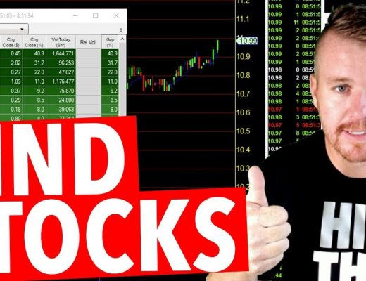 HOW TO FIND STOCKS TO DAY TRADE EVERY MORNING!
