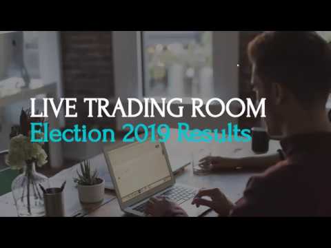 Election Results 2019 – Live Market Profile &  Orderflow Trading Room