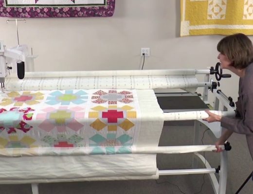 Attaching a Quilt to the Baby Lock Momentum Quilt Frame