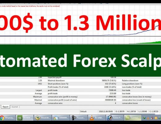 100$ to 1.3 Million in 14 Months – Auto Trading with Scalper Software