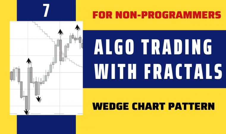 FRACTAL Algorithmic Trading: Wedge Chart Pattern. FREE course for Non-programmers. FREE Indicators.