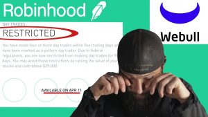 Pattern Day Trader (broken FINRA rules) Equity Maintenance Call LOCKED out of Robinhood (OK Webull)