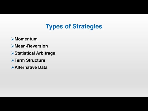3 - Common Quant Trading Strategies | Quant Trading in Futures, Momentum Strategy Quant Trading