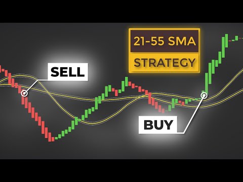 Amazingly Simple 21/55 Moving Average Strategy for Day Trading & Scalping (For Beginners), Scalping YouTube