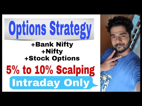 Best Options Strategy -5% to 10% Scalping - Bank Nifty , Nifty , Stock Options | Intraday only, How to Scalp Options