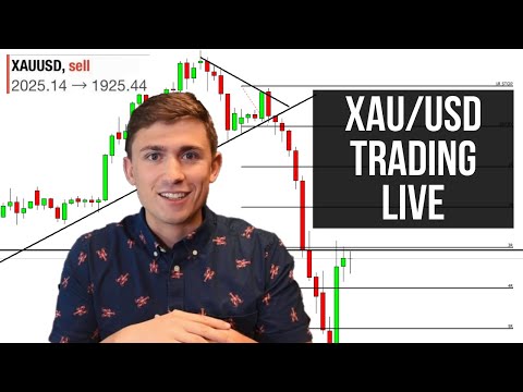 Craziest Gold Trade I've Taken: LIVE Forex Trading XAU/USD for +1075 Pips!, Momentum Trading Xauusd