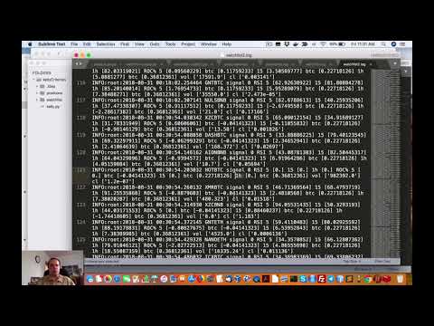 Demo of live crypto currency profit and loss algo trading, Forex Algorithmic Trading Zero